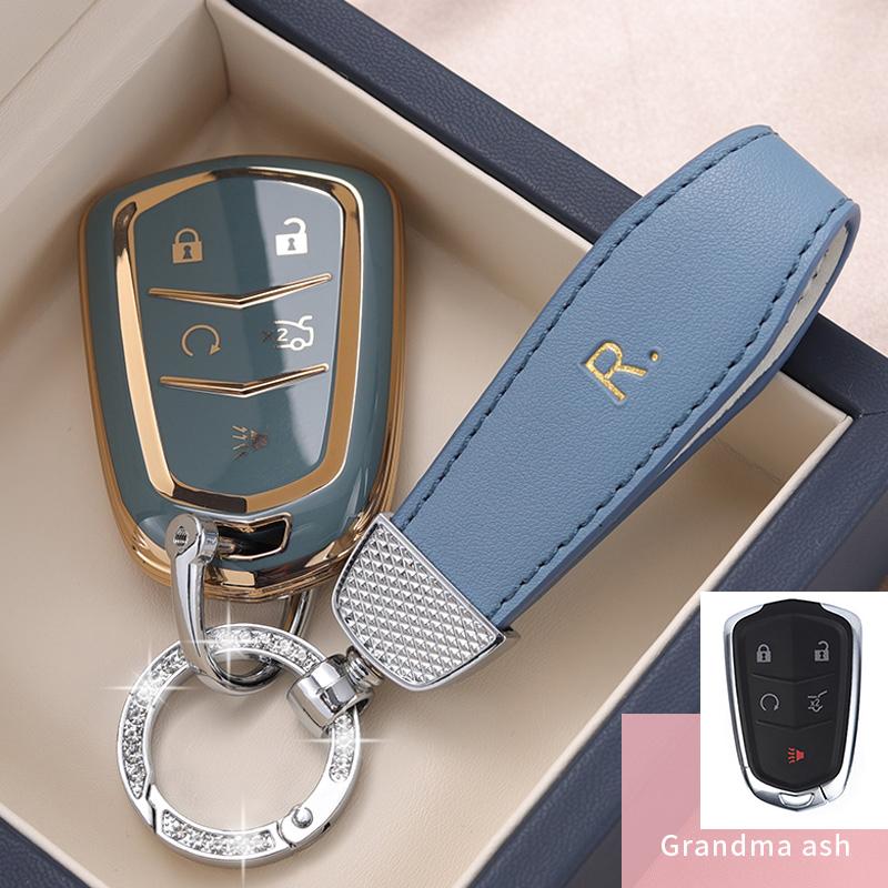 New TPU Car Key Case Remote Control Protector Cover for Cadillac ATS-L XTS XT5 CTS CT6 ATS 28T SRX Escalade 2015 Accessories