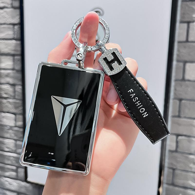 TPU Auto Afstandsbediening Sleutelhoes Cover Beschermhoes Fob Voor Changan Deepal S07 S7 Smart Ultra Inductiekaart NFC Accessoires