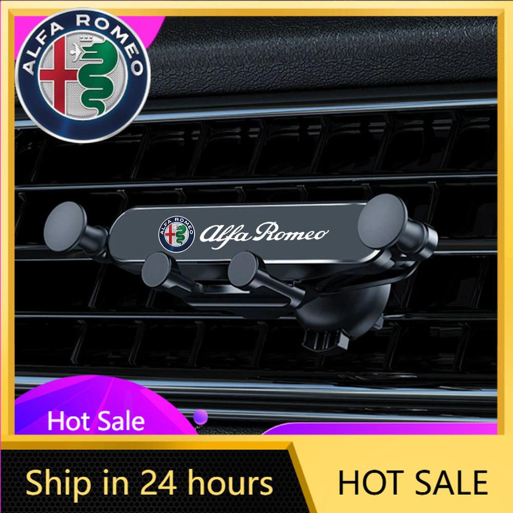 Car Stickers For Alfa Romeo Gravity Car Phone Holder Air Vent Cell Phone Holder GPS Stand For Alfa Romeo 159 Giulietta Stelvio 4