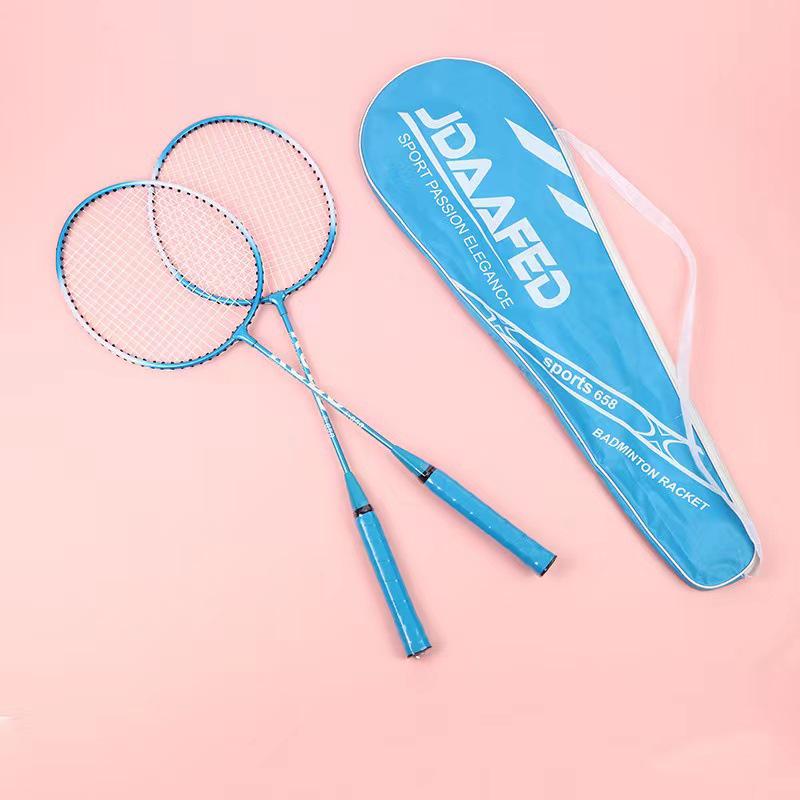 Langlebige Eisenlegierung Badminton Schläger für erwachsene Anfänger – Trainings-Split-Schläger (658 verfügbar)