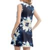 Women's Casual Fashion Floral Print Round Neck Sleeveless  Dress