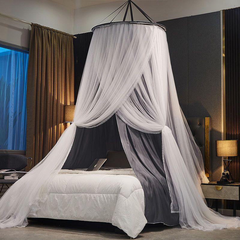 Princess Style Hanging Mosquito Net: Dustproof, Light-Blocking Dome Bed Canopy, Easy Installation