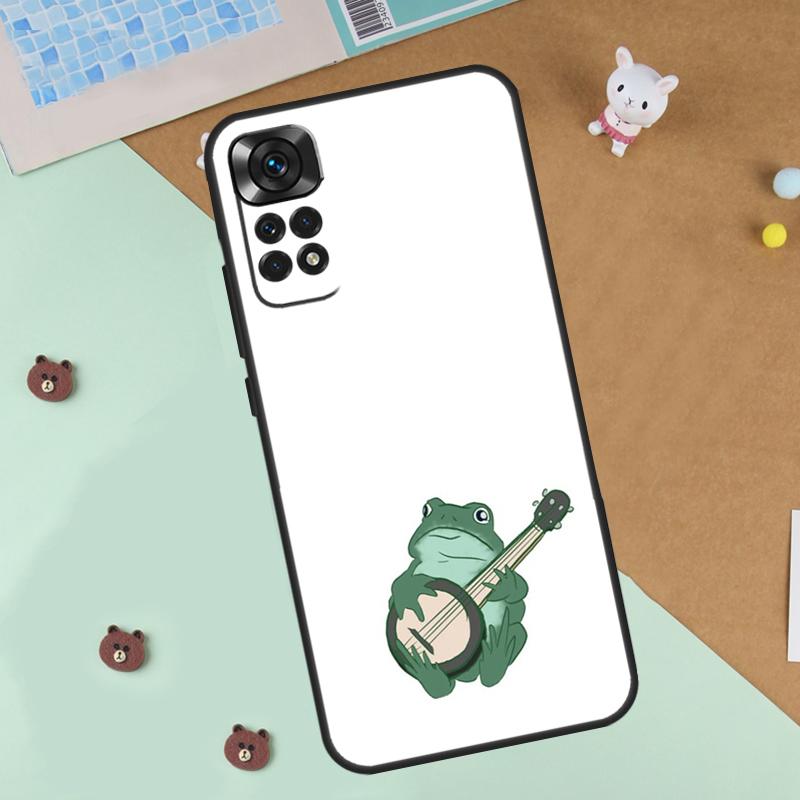 Cartoon Frogs Case For Xiaomi Redmi Note 13 14 9 10 11 12 Pro 10S 11S 12S Cover For Redmi 13C 10C 12C 14C