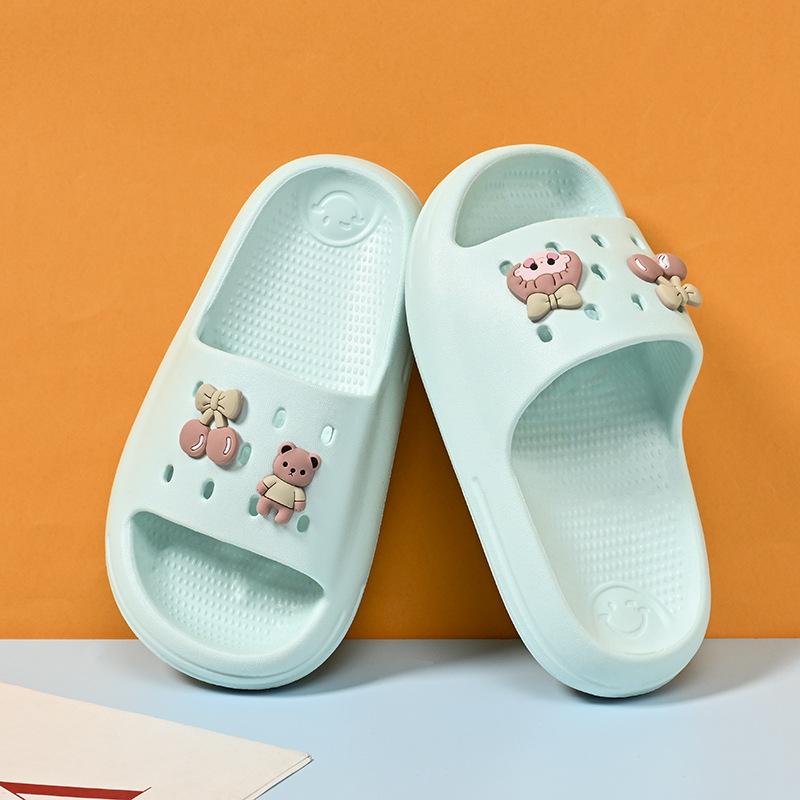 Summer Charming Girls House Slippers Soft And Comfortable Eva Slide Sandals Kids For