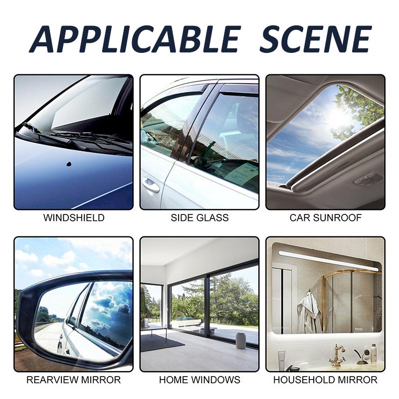 Car Glass Anti-Rain Spray Auto Water Repellent Coating Agent Waterproof Rainproof Anti-fog Glass Cleaner Auto Windshield Clear