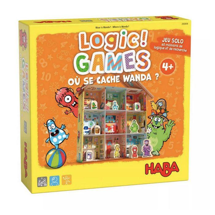 HABA - Logic! GAMES Où se cache Wanda - Jeu de logique - Jeux de Société Enfant 4 ans et +
