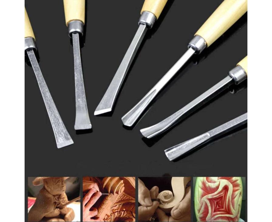 Professional Woodworking Chisel Set 6 Pieces