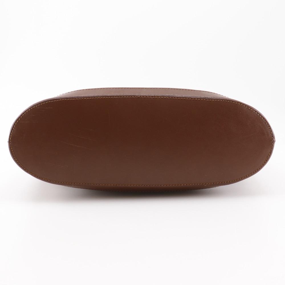 Celine Tote Bag Vintage Brown Calfskin Women Used