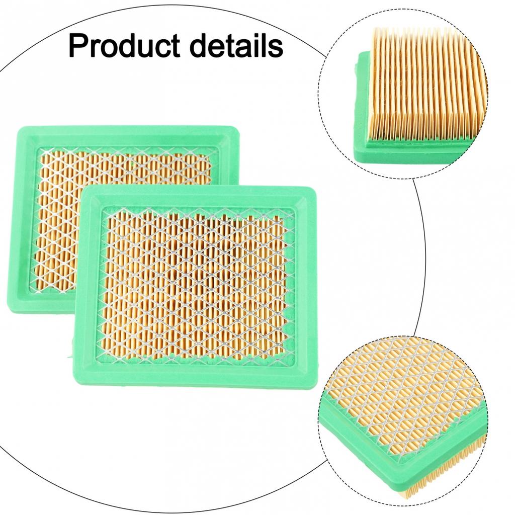 Air Filter Lawn Mower Garden Tool Replacement 2pcs