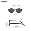 Y2k Vintage Oval Sunglasses Women  New Fashion Candy Color Shades Trendy Retro Solid UV400 Protection Outdoor Eyewear