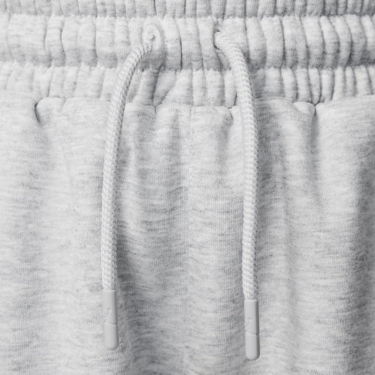 Jordan Knitted Sweatpants Sport Casual Elastic Cuff Fleece Lined Pants Light Heather Gray Teenagers Kids' HV1920-063