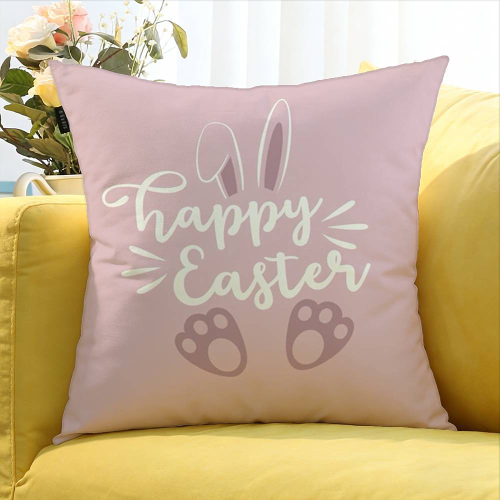 Happy Easter To You World Various Sizes Square Pillow Case For Car Home Bedchamber Decor