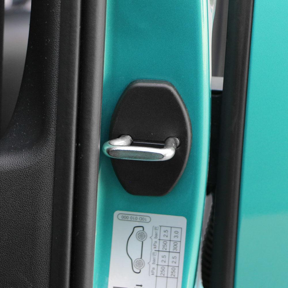 4pcs Abs Door Lock Cover for Volkswagen VW ID3 ID4 ID5 ID6 2025 2020 2025 2019 ID.3 ID.4 ID.5 ID.6 Sticker Car Styling Accessory