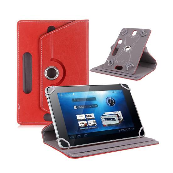 Modieuze Flip Stand Beschermhoes van Imitatieleer voor iPad 7/8/9/10inch Tablet