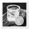 Canvas Print Drinks Black and White