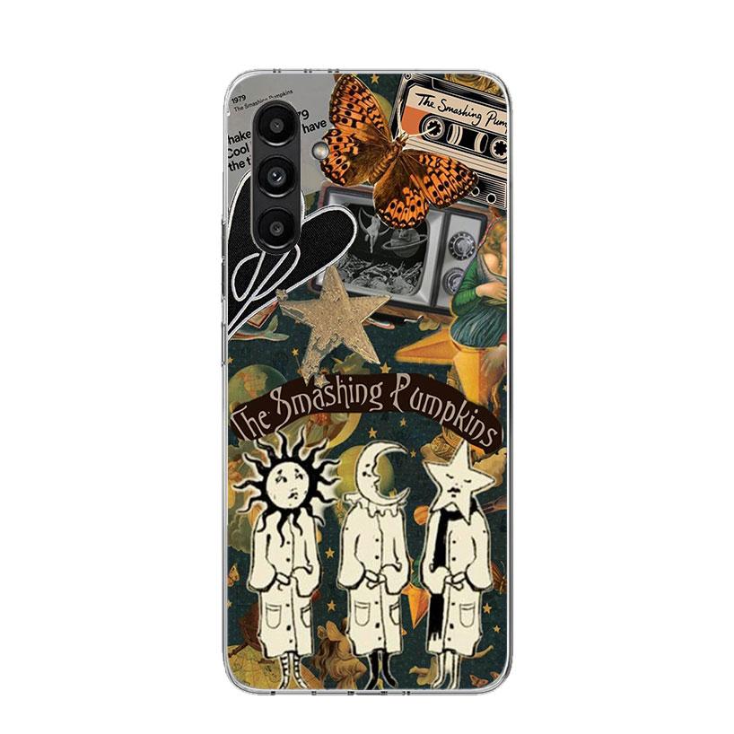 Rock The Smashing Pumpkins Phone Case For Samsung Galaxy A13 A14 A15 A16 A17 A53 A54 A55 A56 A33 A34 A35 A36 A23 A24 A25 A26 A05