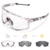 Kapvoe Photochromic Cycling Glasses Sunglasses for Men's Cycle Sun Glasses MTB UV400 Goggles Woman Road Bike Bicycle Eyewear