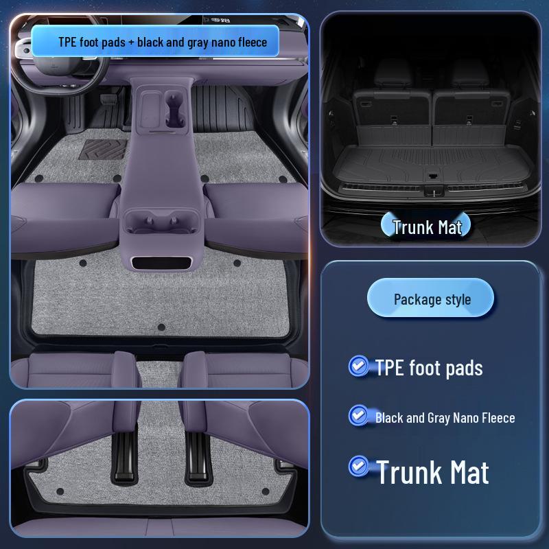 Leapmotor C16 TPE2026 Floor Mats - Five/Six-Seater Car Interior Accessories