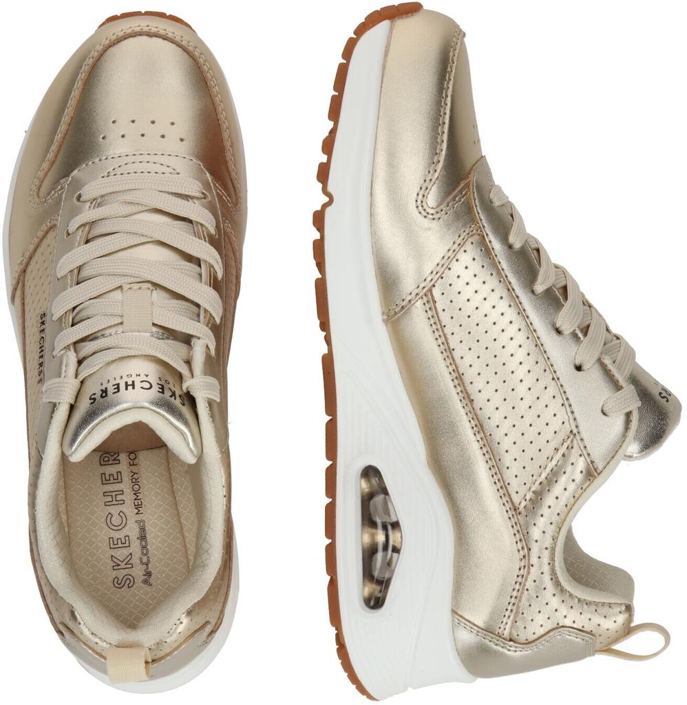 Skechers Uno - Metallixs Женские кроссовки цвета шампанского
