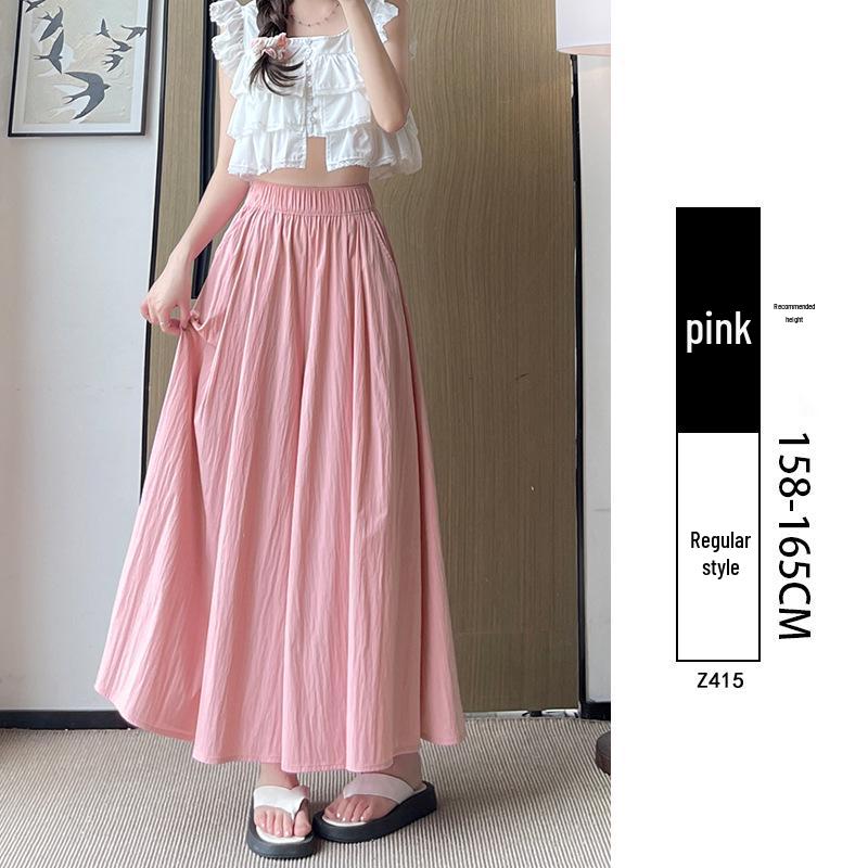 Yamamoto Culottes Midi A-Line Taille Haute pour Femmes - Été 2025 Pantalon Décontracté à Jambes Larges en Soie Glacée