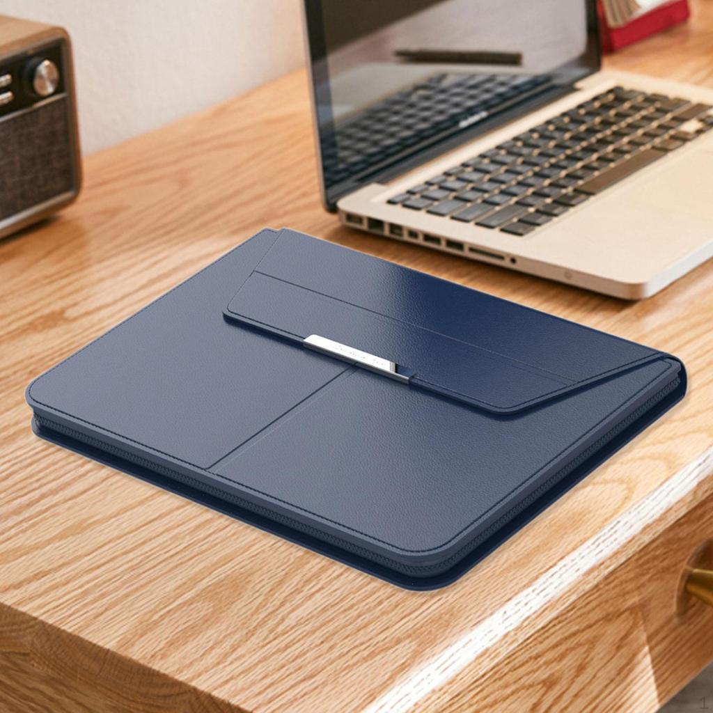 Laptop Sleeve 13 14 Inch Lightweight with Invisible Stand Outdoor Portable Liner Case for Macbooks