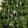 DIY Transparent Icicle Ornaments Acrylic Xmas Tree Ornaments  Merry Christmas Decor