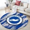 Brighton2 Round Area Rug,Carpet Rug for Living Room Bedroom Sofa Playroom Decor,Non-slip Floor Mat