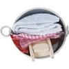 Gnome Accessories, Dollhouse Accessories Miniature Dolls Decorations, Mini Dollhouse Miniature Doll Playset Bathroom Washtub with Washboard Towel Set