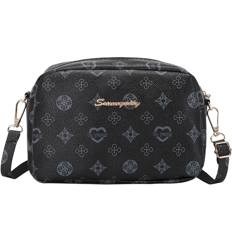 Flower Material Small Square Bag Bag Women's Chain Messenger Bag