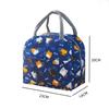 Cute Cartoon Color Lunch Box Bag Thermal Insulation Lunch Bag Students with Meals Office Workers Thickened Aluminum Foil Pouch