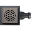 Bonde à chaper douche à l'italienne Venisio compact Wirquin 30723462 - Gris - ABS - WIRQUIN - Bonde de douche