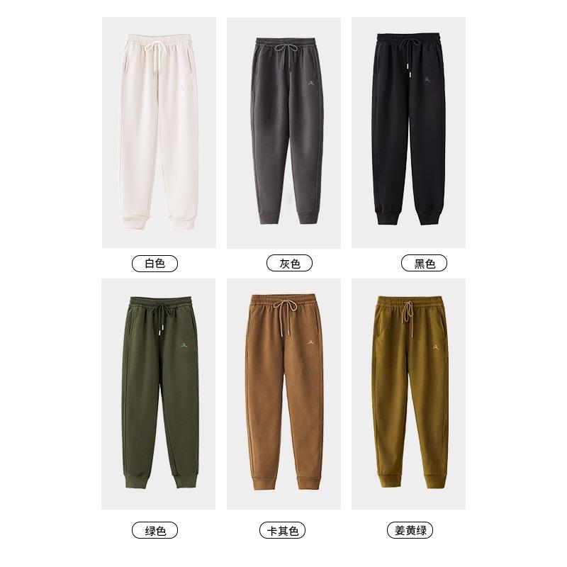 Casual Pants Men's Thickened and Velvet Loose Tied Feet Sen Yang Outdoor Anti-pants Autumn and Winter Sweatpants Versatile Sweatpants