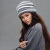 Homemade designer autumn and winter versatile wool hat women's winter decoration soft warm knitted cold hat