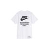 Nike Men's White Short-Sleeve T-Shirt with Retro American Logo Print