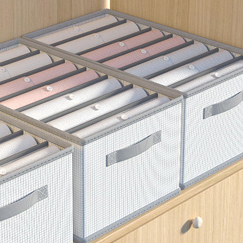 Large Wardrobe Clothes Organizers  Closet Jean Storage Bins with Handles for Sweater Pants T-shirt Hoodie Dress
