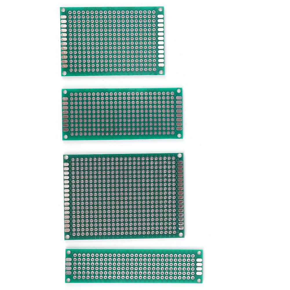 40 Pcs Double Sided Electroplated Hole 4 Kinds MultiFunction Printed Circuit Board Set