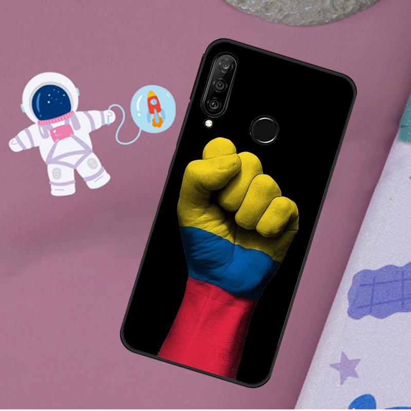 Colombia Flag For Huawei Nova 10 9 SE 11 Pro Y60 Y70 Y90 Y61 Y91 Y72 Y73 12i 11i 8i P20 P30 P40 Lite Case