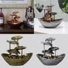 Lotus Leaf Ingot Minimalist Fountain With Abs Material For Home Decor And Gift