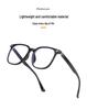 TR90 Square Anti-Blue Light Prescription Eyeglasses for Men and Women - Super Lightweight & Comfortable Frame, Style 30157