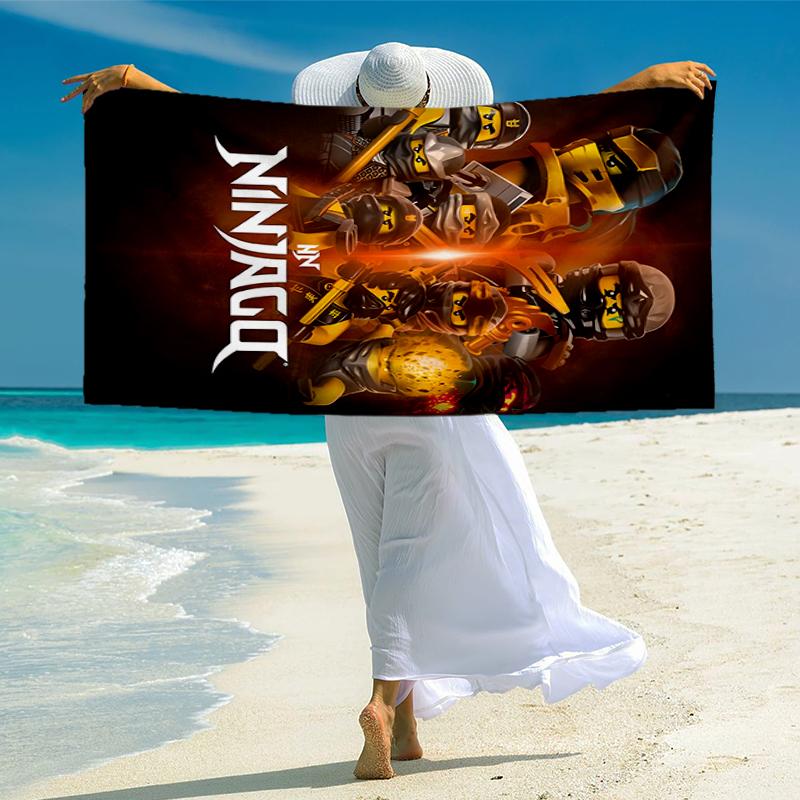 Ninja Fashion Beach Towel: Ideal for Summer Adventures Soft, absorbent and quick drying suitable for swimming and bathing