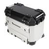 Motorcycle Aluminum Alloy Waterproof Side Box - 28L/35L, Anti-Collision, Universal Fit, Multi-Color Storage for Travel.