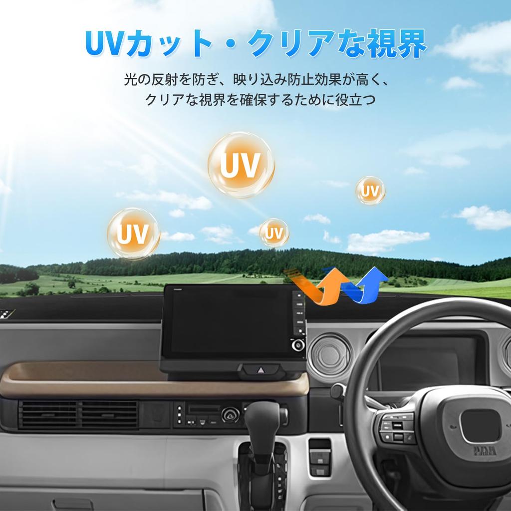 Auto Spec JOY 3D Dashboard Mat for Honda New Custom 2023 Interior Dashboard 3D Molded Dash Sun UV Interior Manufacturer Direct Honda [3D Molded] N-BOX