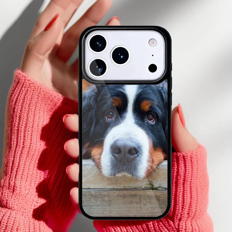 Bernese Mountain Dog Phone Case for iPhone 17 16 15 14 13 Pro Max Back Cover for 12 11 Pro Coque