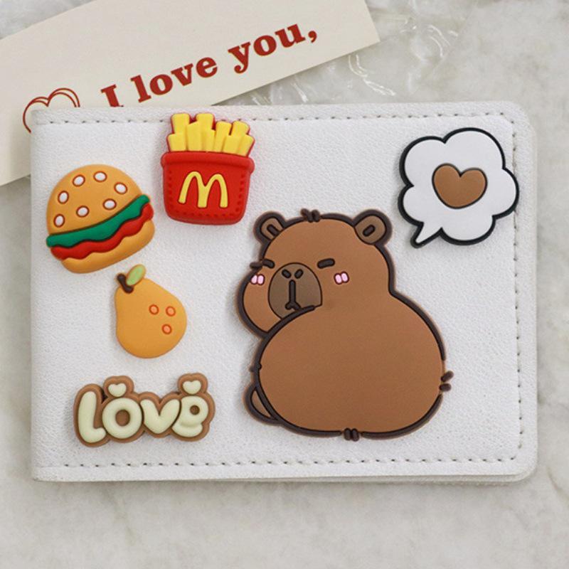 

Capybara Cartoon DIY Stickers & Buckles: Jewelry, Phone, Cup, Shoe, Fridge, Car Decor DIY Version