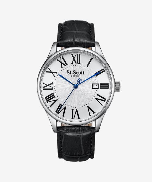 [SAINT SCOTT LONDON] SAINT SCOTT LONDON Classic Date Leather Watch ST7110L ST7110L-SLL