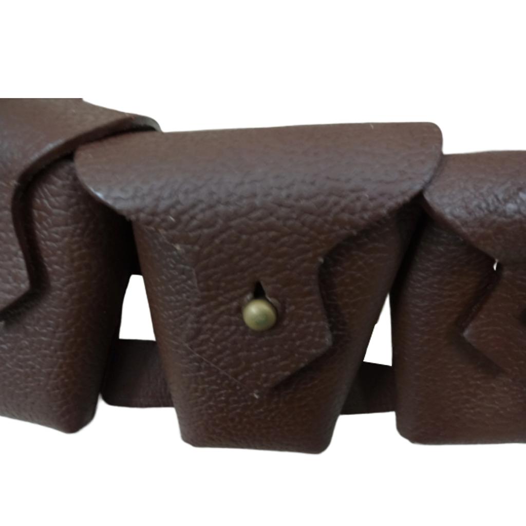 Great Britain P-1903 Leather Five Pocket Bandolier (Pebble Leather) 4G-ZUG3-JIBA