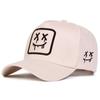 Men Cartoon Pattern Embroidered Five-sided Baseball Cap Outdoor Adjustable Sunscreen Leisure Hat Spring Autumn Travel Tourism Beach Vacation