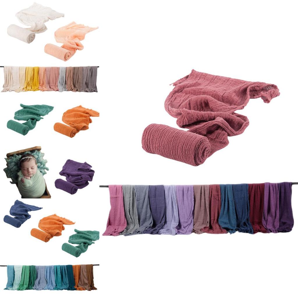 Baby Photography Wrap With Stretchy Cotton Fabric For Newborn Photo Shoots