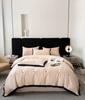 Simple light luxury Class A maternal and infant grade 4pcs set embroidered quilt cover bed sheet sleeping naked bedding 3pcs set