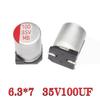 SMD Chip Solid Electrolytic Capacitor, 6.3-25V, 100-1000µF